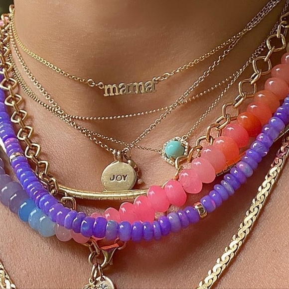 18k Jennifer Meyer Mrs. Necklace Only - Picture 2 of 5